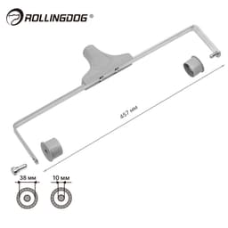 Бюгель Rollingdog 457мм, Ø10мм, резьба, арт.30124