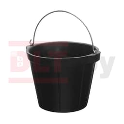 Ведро строительное гибкое усиленное, DLT, 8л (факт. 7,6л), тип RUBBERBUCK, арт.2901 - фото 3