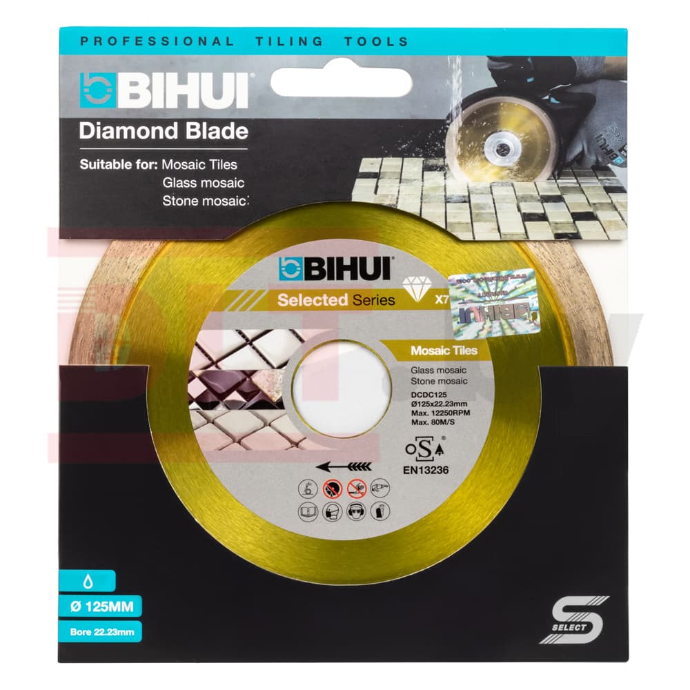 Алмазный диск BIHUI B-MOSAIC, 125х1,2мм, арт.DCDC125 - фото 5