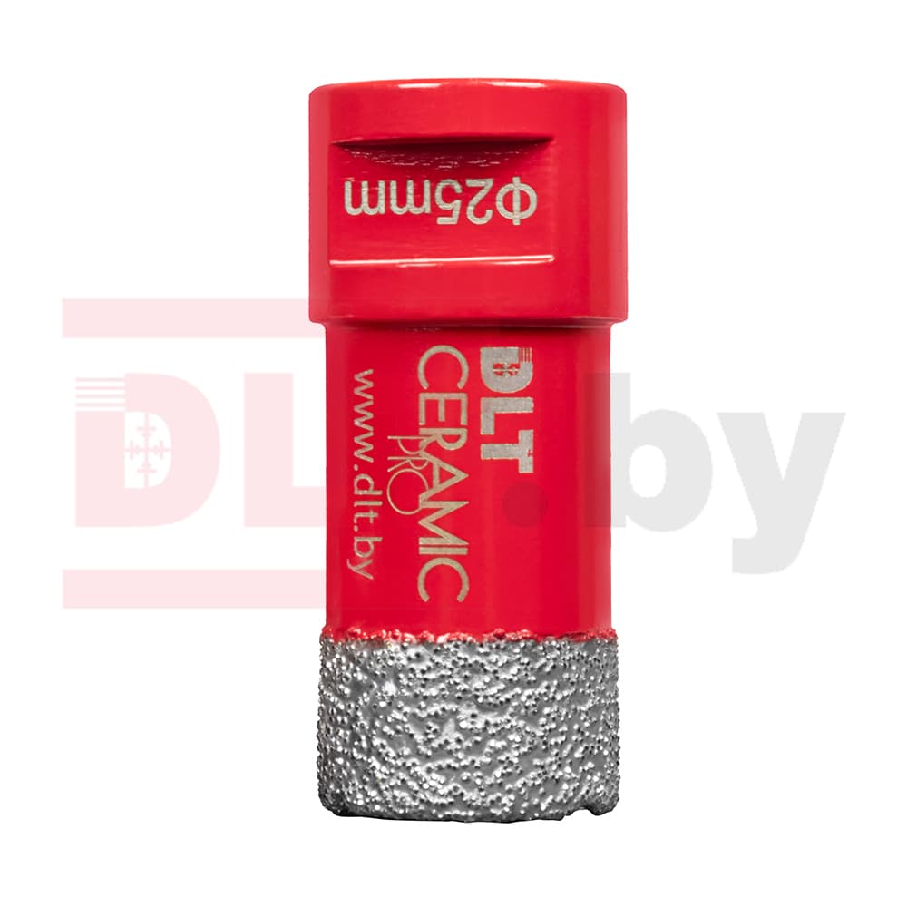 Алмазная коронка по керамограниту DLT CERAMIC PRO,25мм, арт.0691 - фото 4
