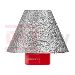 Алмазная конусная фреза DLT CERAMIC CONE PRO, 20-48мм, арт.0513 - фото 8
