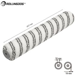 Валик Rollingdog THE-BOXER 457мм, ворс 19мм, для бюгеля 10мм, полиамид, арт.00326