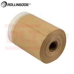 Укрывная бумага на малярной ленте Rollingdog ENVIRO-GUARD 42 г/м², 18см х 25м, арт.80047