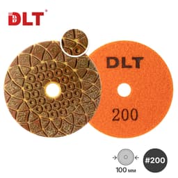 Алмазный гибкий шлифовальный круг DLT №16, #200, арт.1472