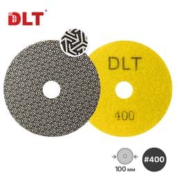 Гальванический гибкий шлифовальный круг DLT №14, #400, арт.1480
