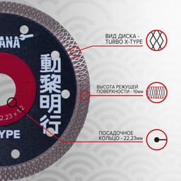 Алмазный диск KATANA X-Type 125мм, арт.1726 - фото 10